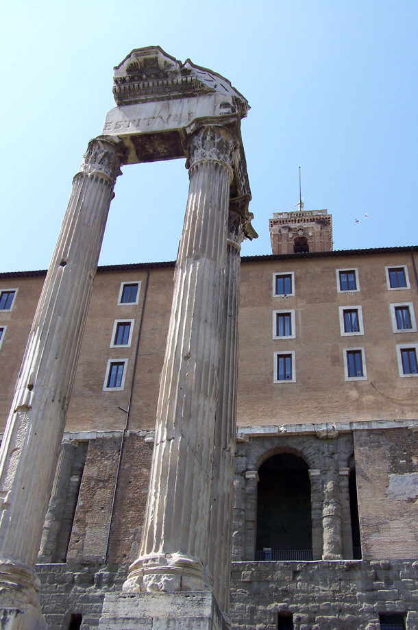 Colonnes Capitole Forum romain