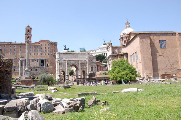 Vue générale Forum romain