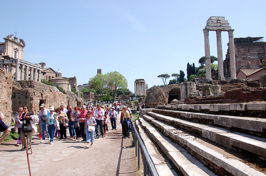 Visite ruines Forum romain