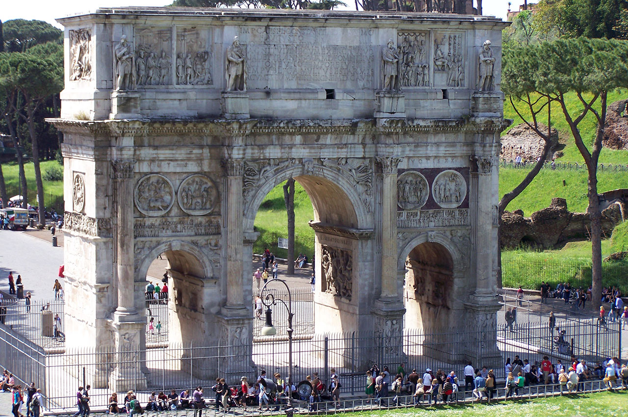 Photos de l'Arc de Constantin à Rome