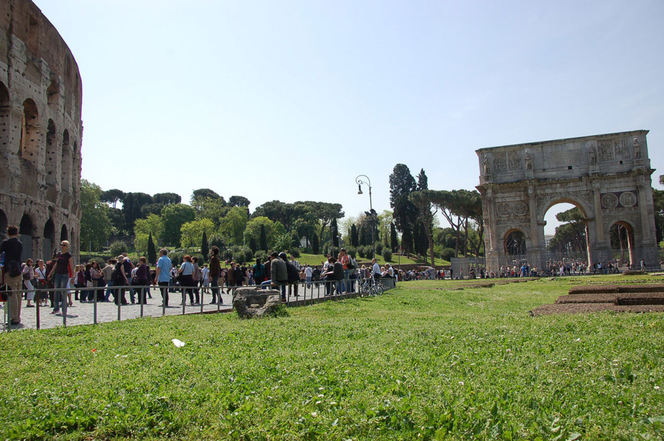 L'Arc de Constantin, proche du Colisée