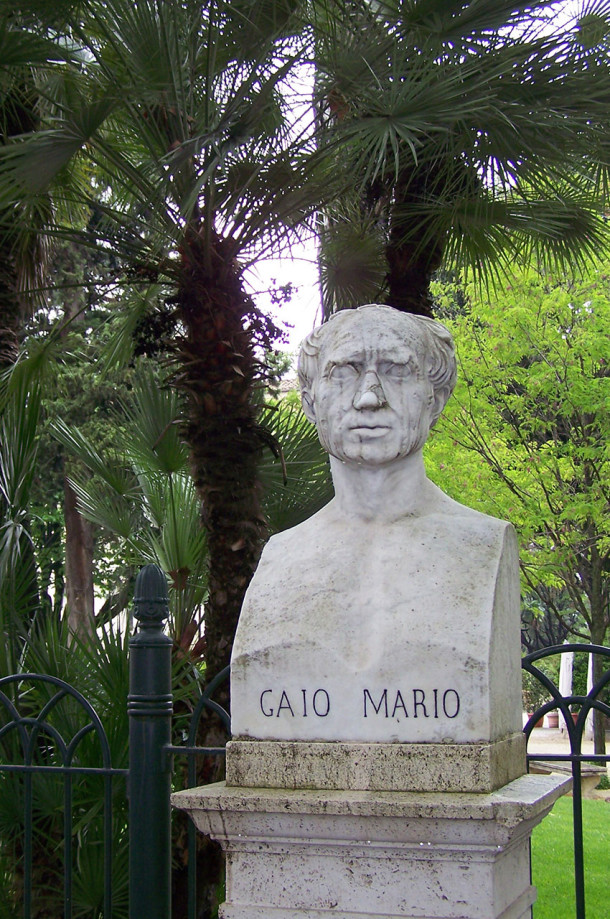 Buste de Gaio Mario à la villa Borghèse