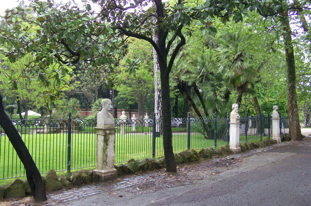 Jardins autour de la villa Borghèse