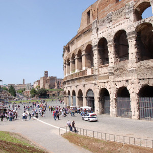 Parvis du Colisée de Rome