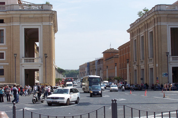 Place Pie XII et la Via della Conciliazione