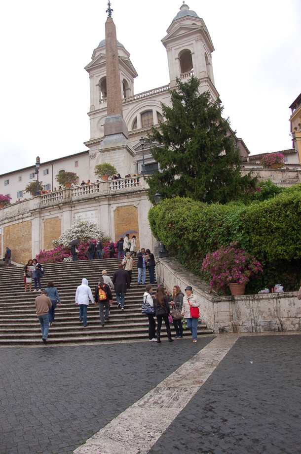 Visite de la Trinité des Monts de Rome