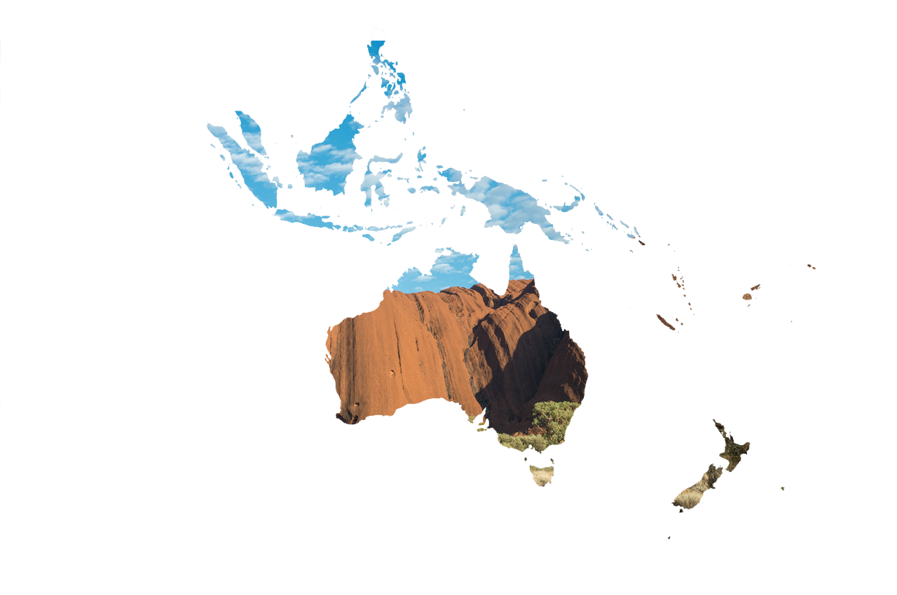 Carte de l'Australie
