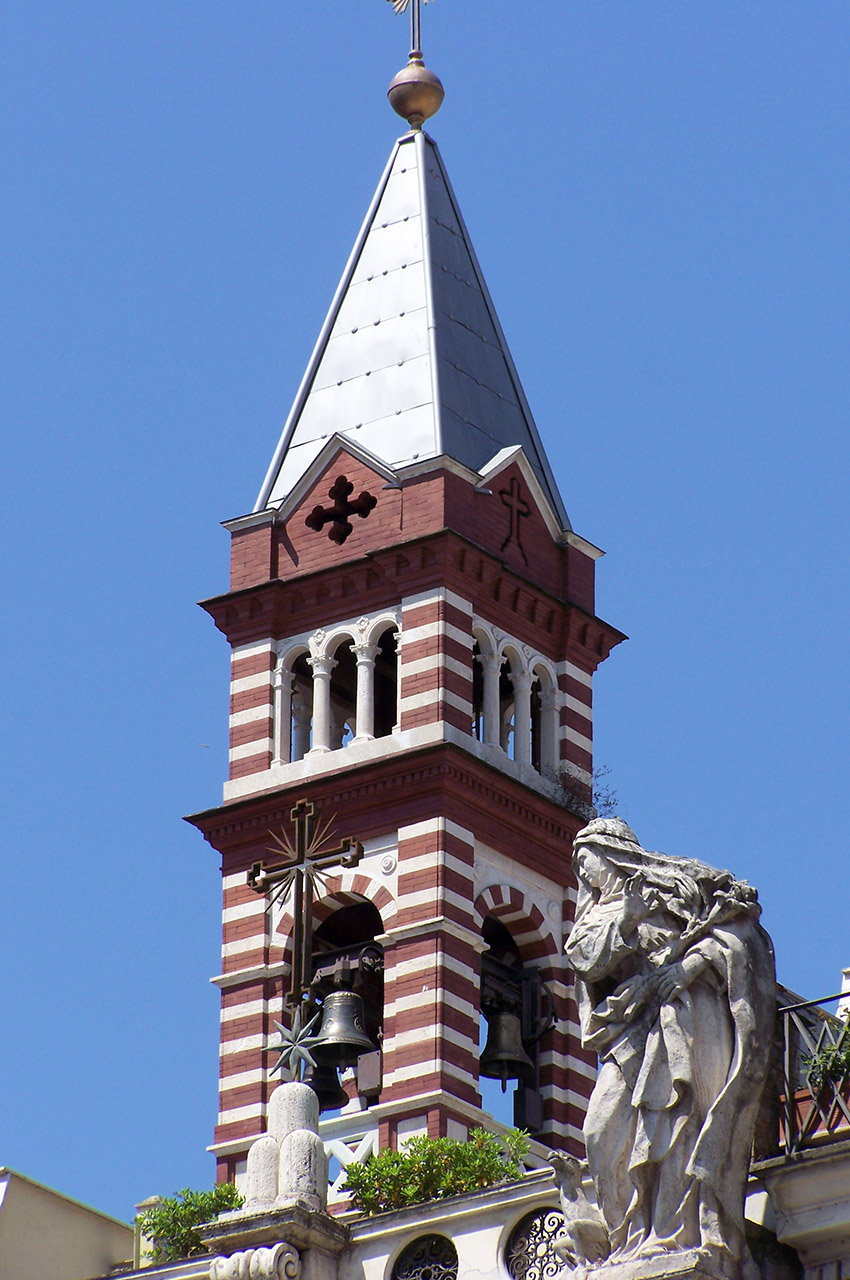 Clocher de l'église Santa Brigitta