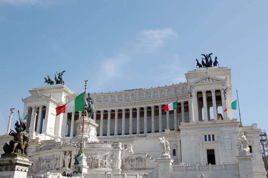 Vittorio Emanuele II Rome: The largest typewriter in the world