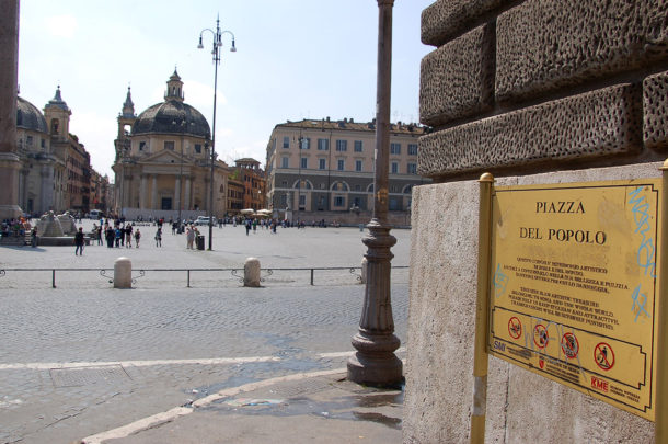 La Piazza del Popolo à Rome