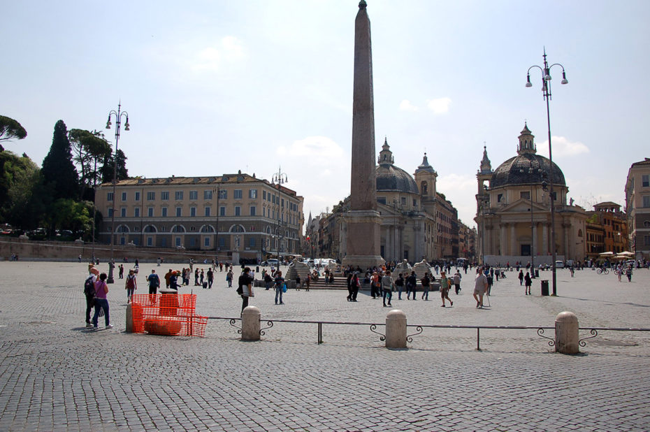 Balade place du Peuple à Rome