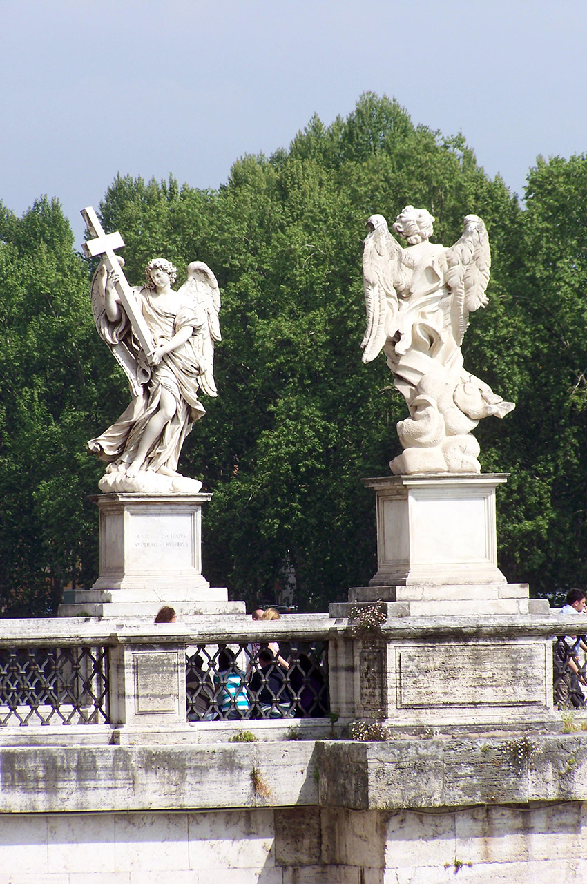 Statues d'anges au pont St-Ange