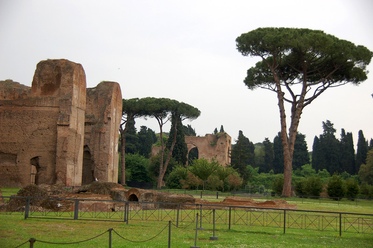 Visite des thermes de Caracalla