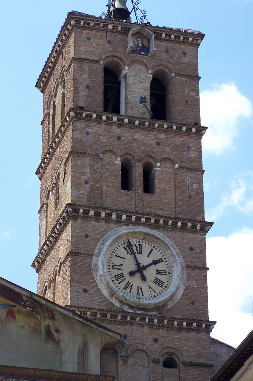 Clocher église Santa Maria in Trastevere