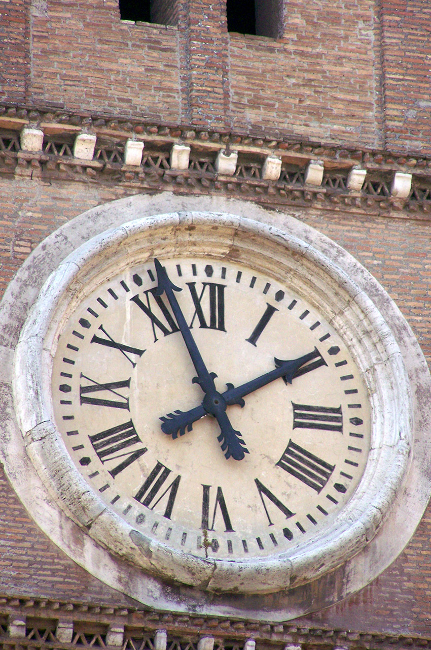 Horloge église Sainte-Marie-du-Trastevere