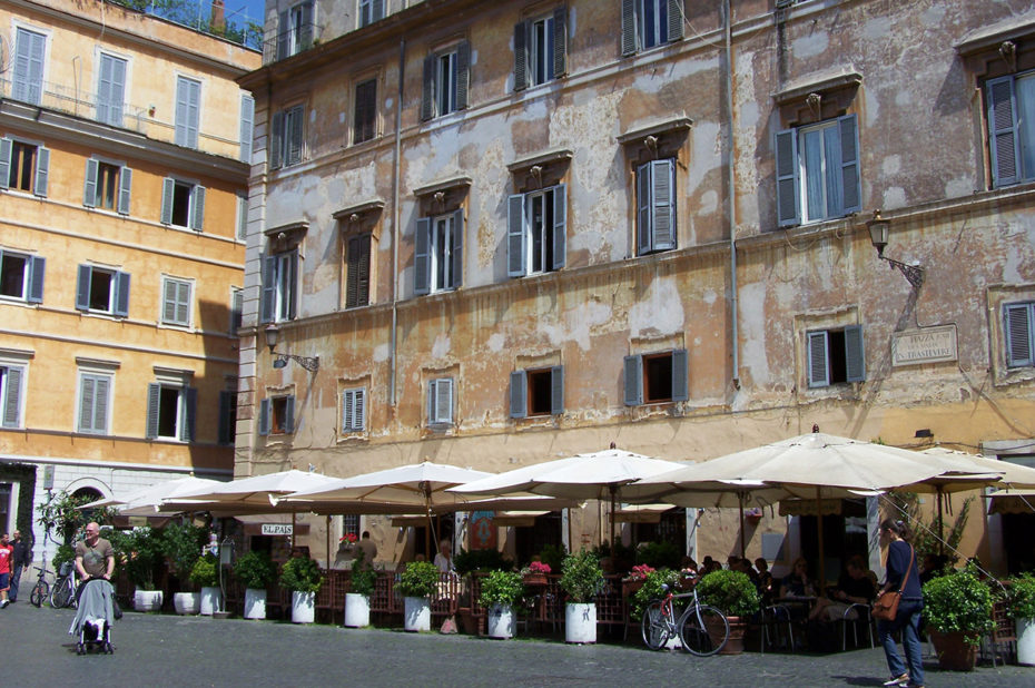 La place Santa Maria in Trastevere