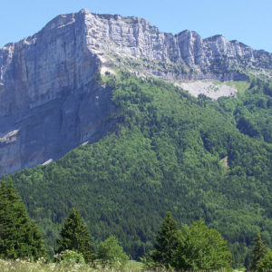 L'imposant mont Granier