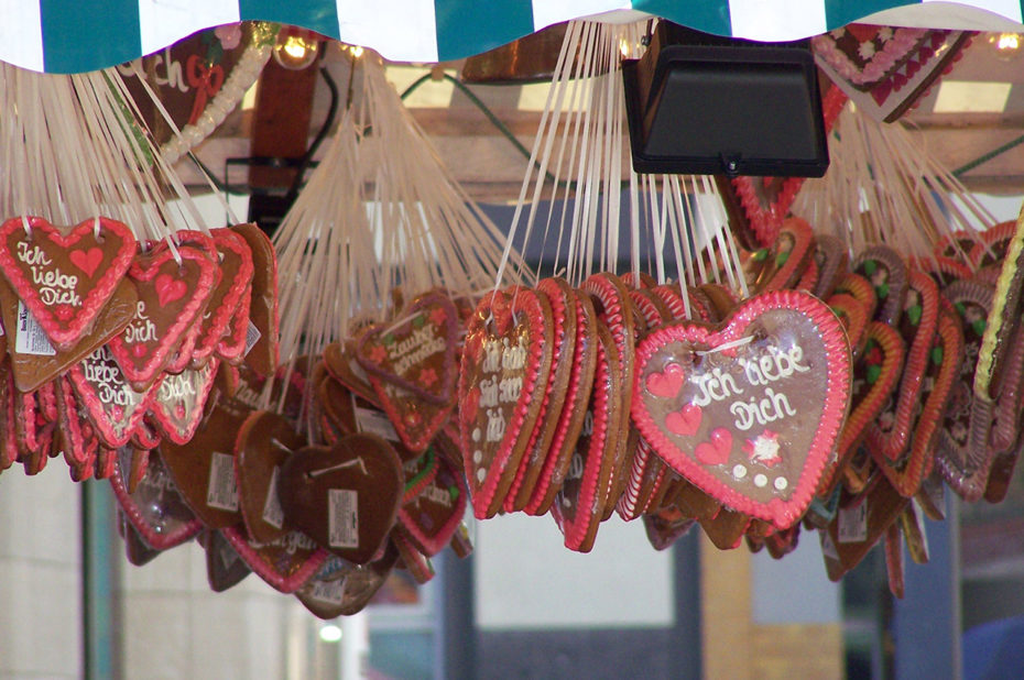 Cœurs sucrés "Ich Liebe Dich"