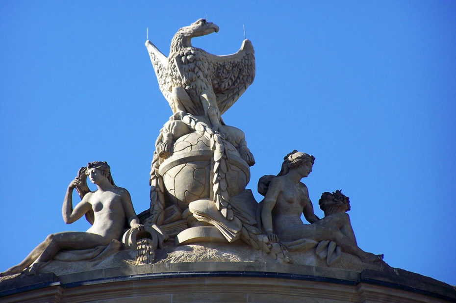 Détails de l'architecture de l'Alte Bibliothek