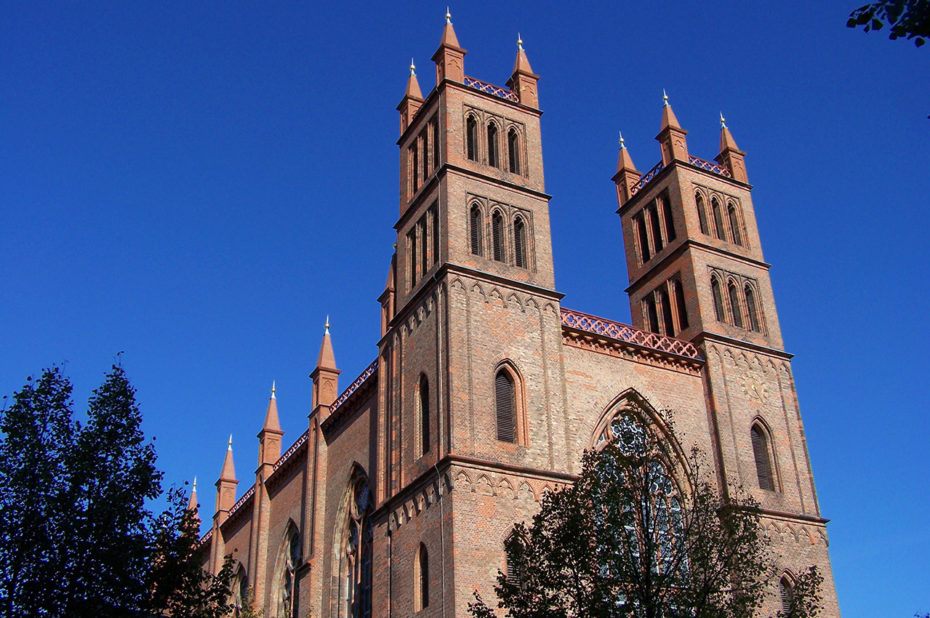 L'église de Friedrichswerder sur Schinkelplatz