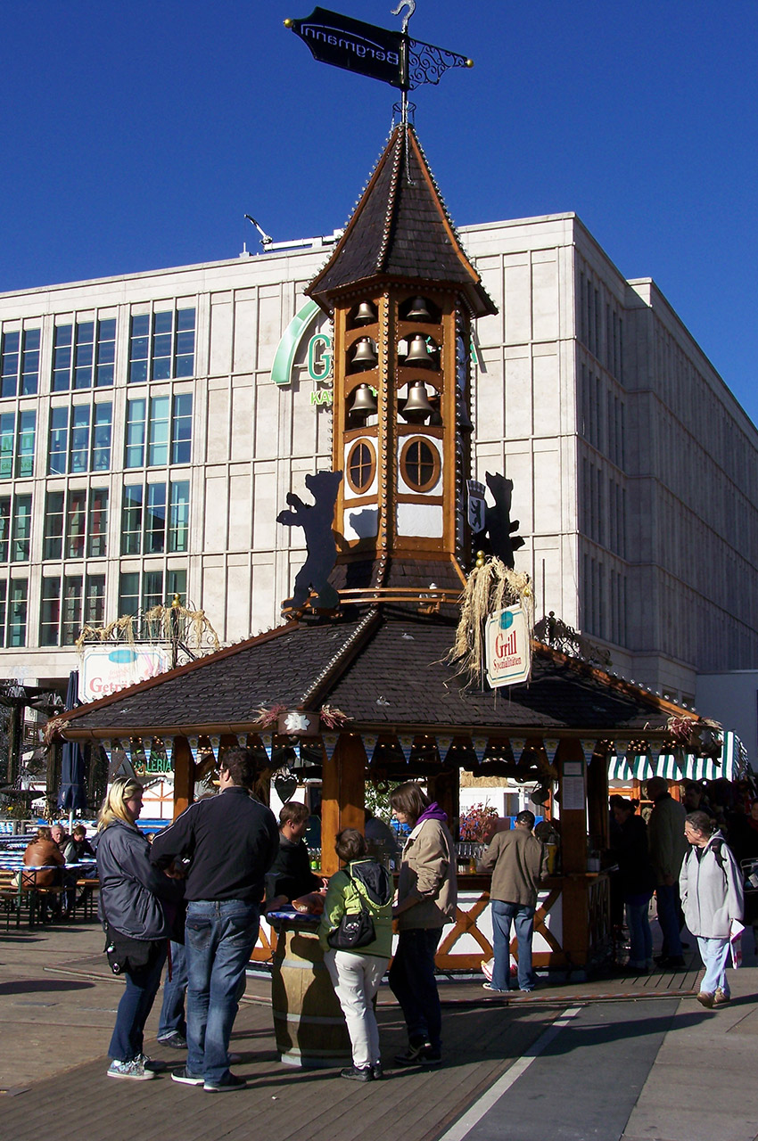 Un kiosque sur Alexanderplatz