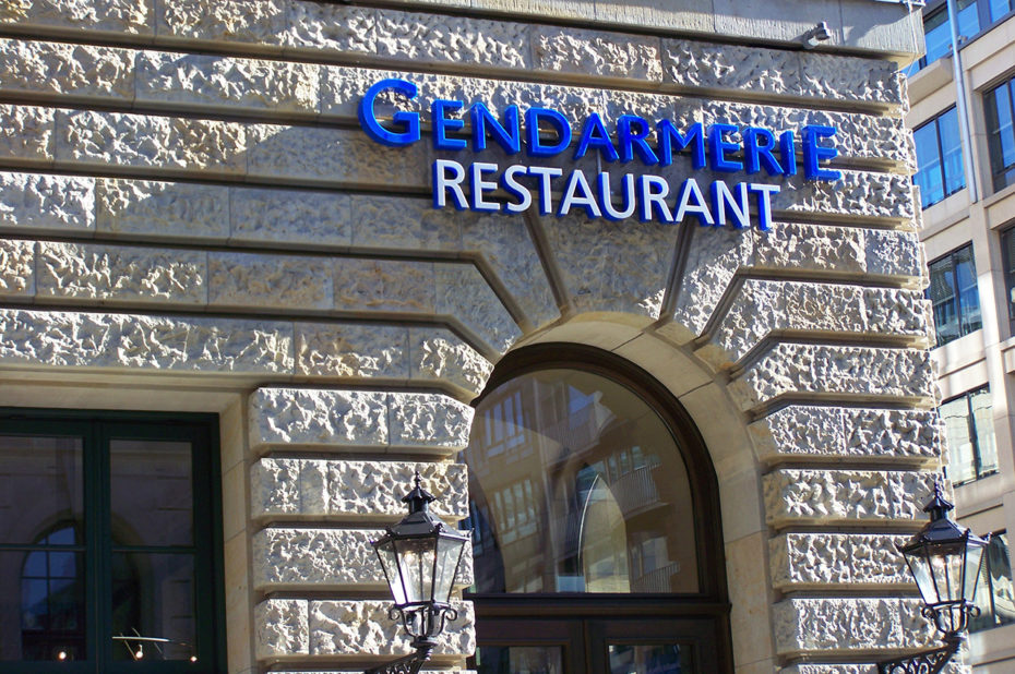 Gendarmerie, un restaurant au nom original