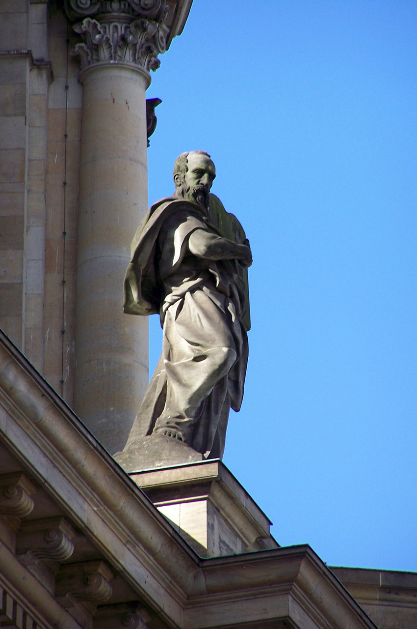 Statue sur le Bode Museum