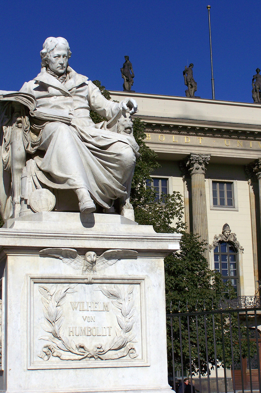 Statue de Wilhelm von Humboldt