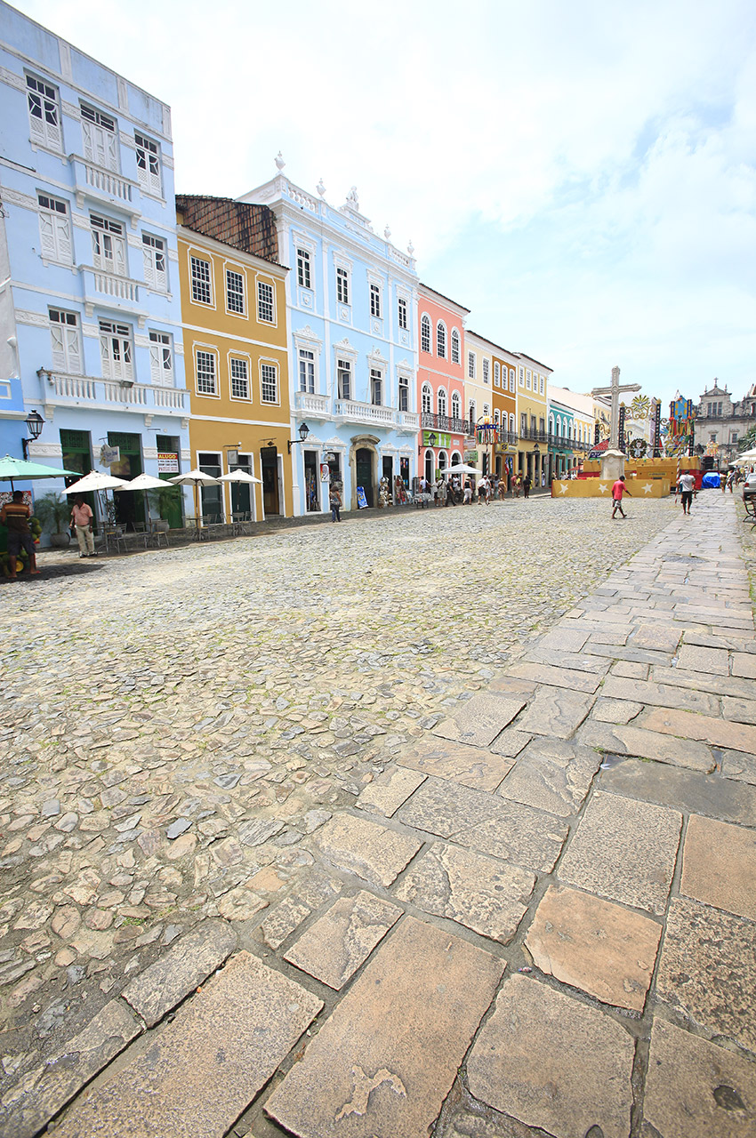 Maisons colorées, d'influence coloniale