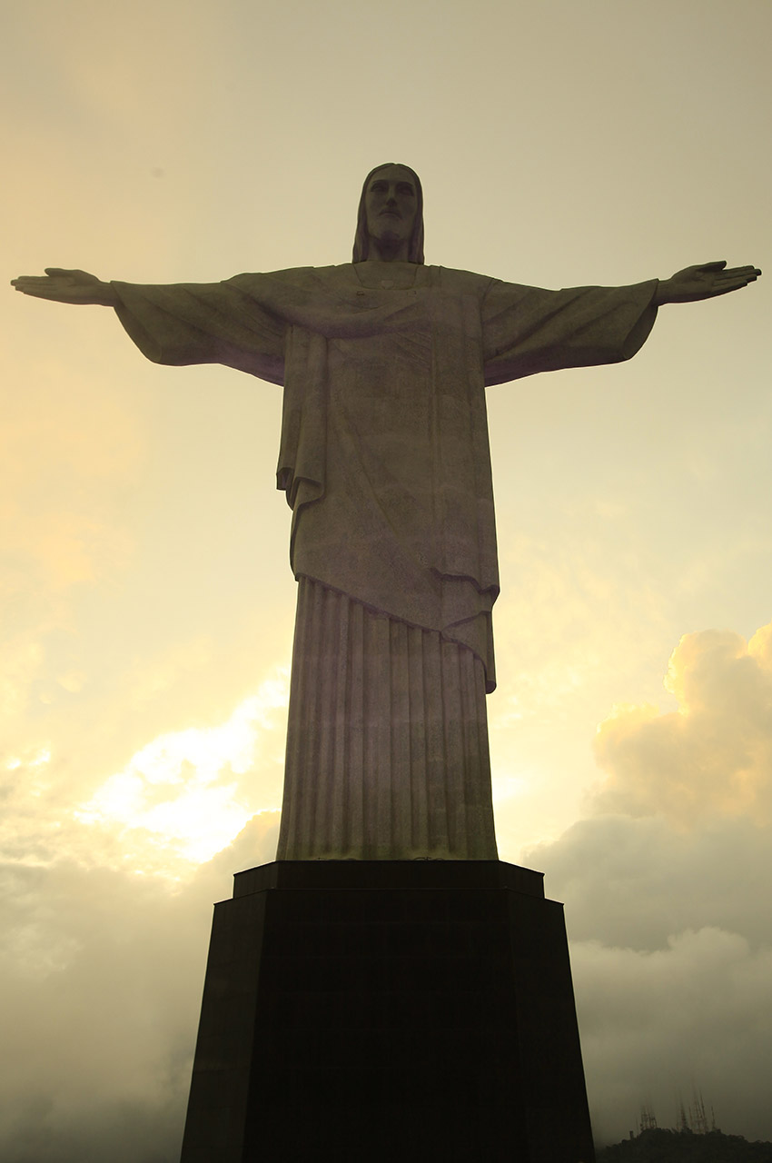 Statue du Christ Rédempteur, au sommet du mont Corcovado