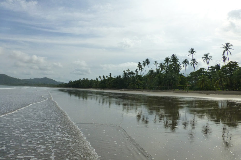 Calme et tranquillité sur la plage de Tambor