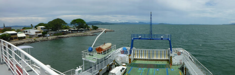 Sur le ferry, à Puntarenas