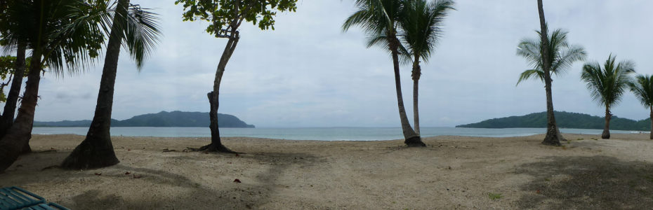 Vue panoramique de playa Tambor