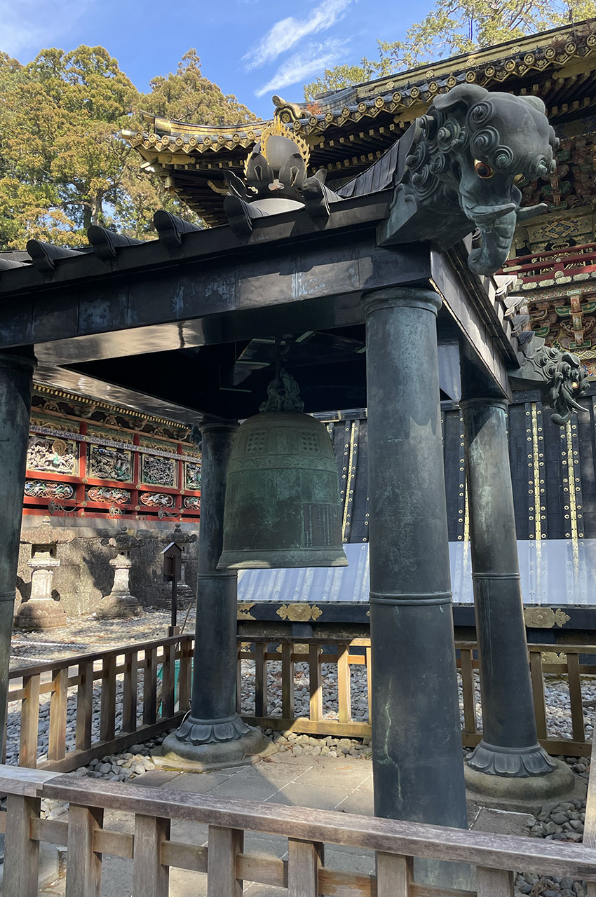 Cloche donnée par le roi coréen pour la naissance du fils héritier d'Iemitsu