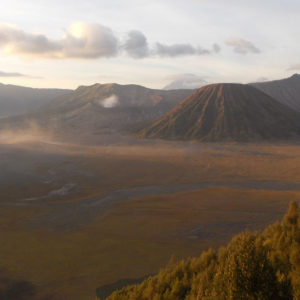 Le volcan Bromo au lever du soleil