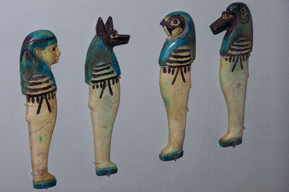 Amulettes en faïence Les Fils d'Horus