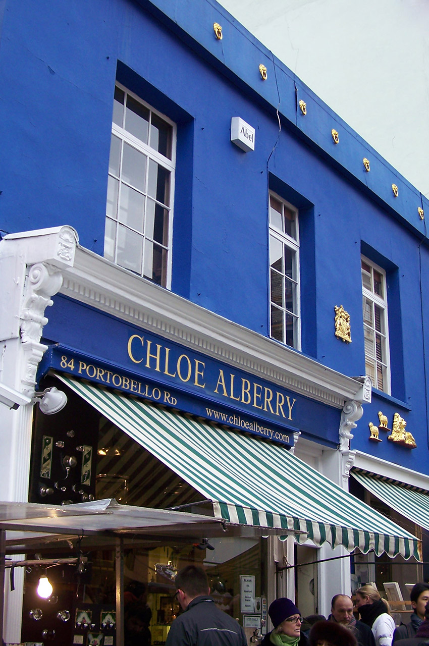 Magasin Chloe Alberry sur Portobello Road