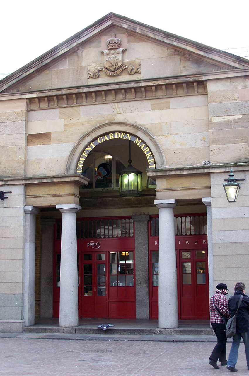 Entrée de la halle de Covent Garden