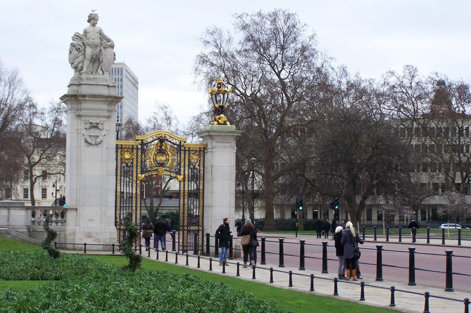 L'entrée de Buckingham Palace