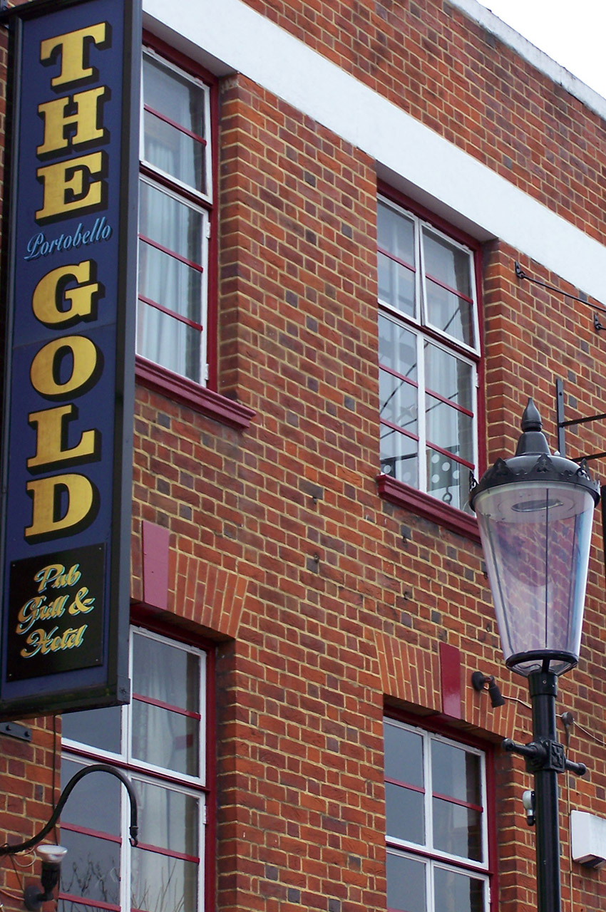 Façade du pub The Gold à Notting Hill