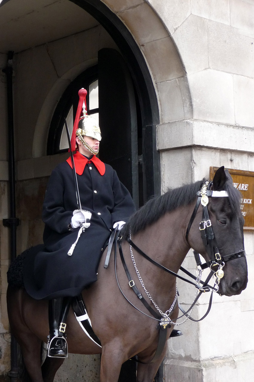 Garde à cheval à Londres