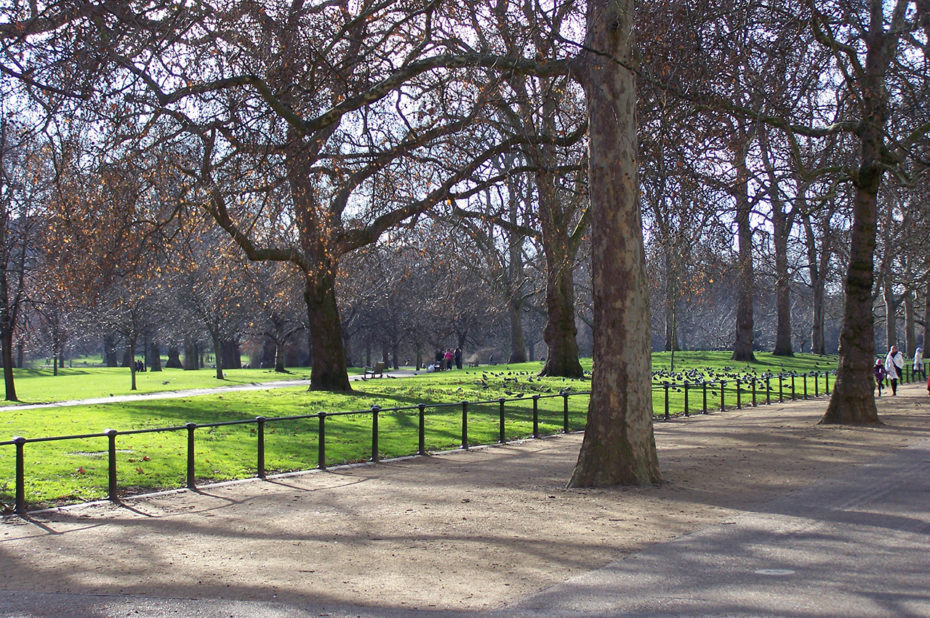 Soleil sur The Mall et St James Park