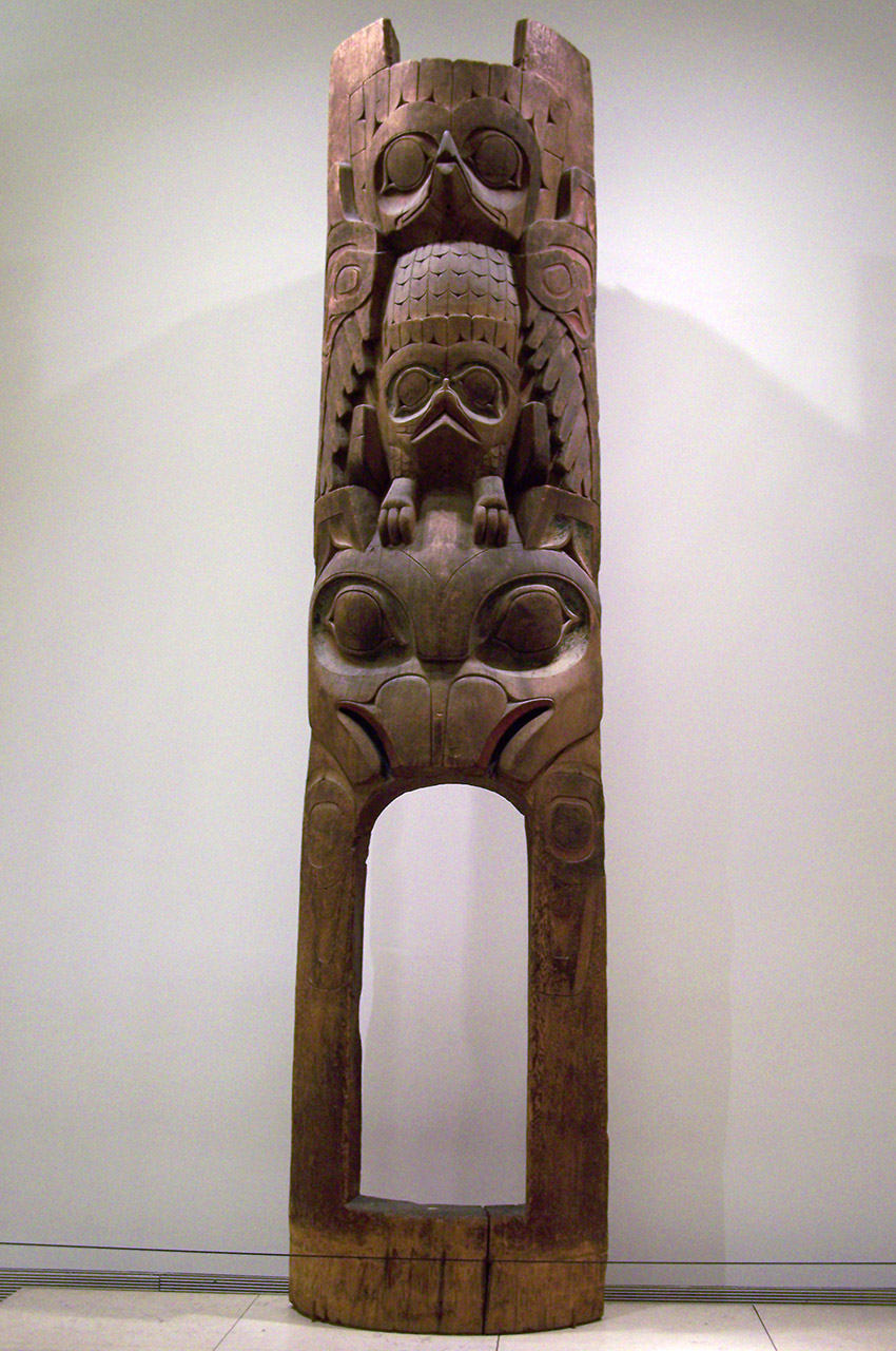 Totem en bois