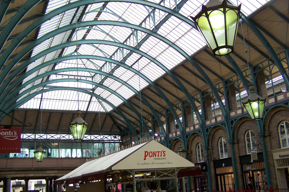 La verrière du marché de Covent Garden