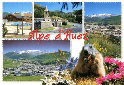 Vues d'été de la station de l'Alpe d'Huez
