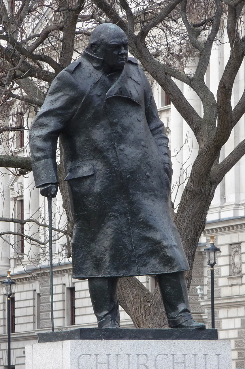 Statue en bronze de Winston Churchill