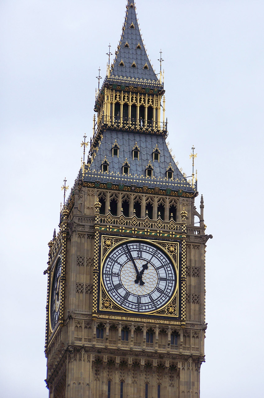 Tour de l'Horloge contenant la grande cloche Big Ben
