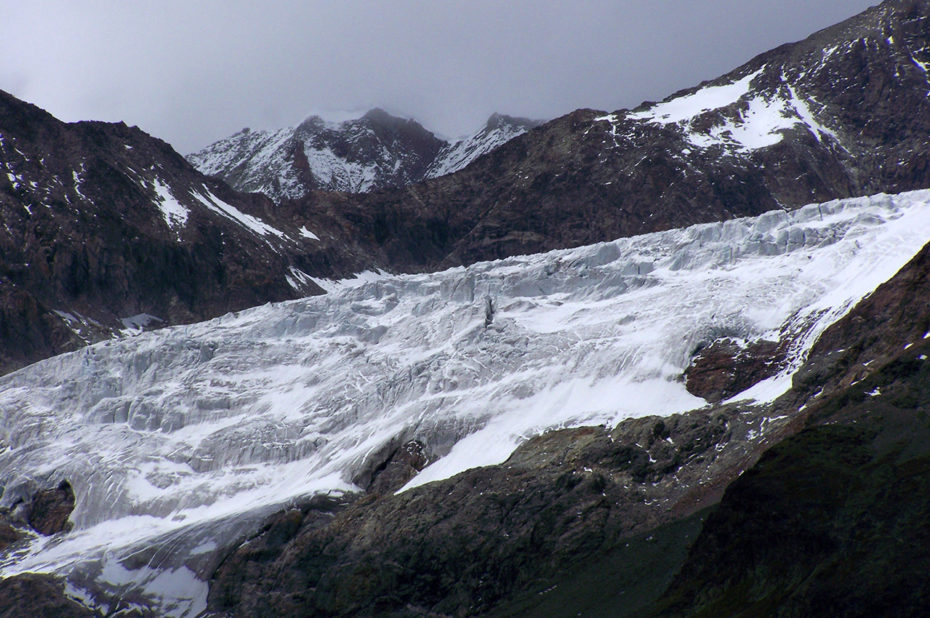 Glacier vers Schwarzsee, sur les hauteurs de Zermatt