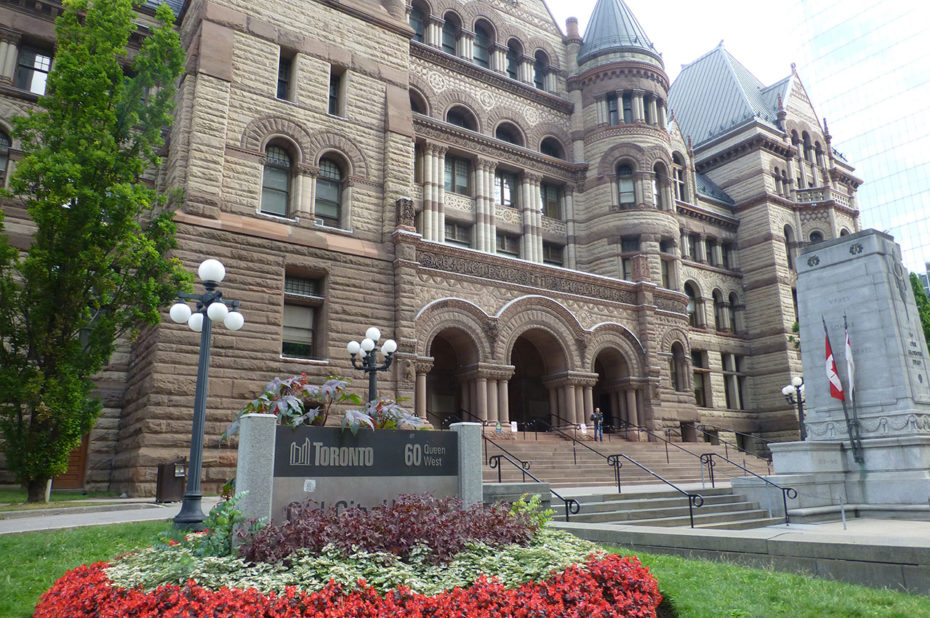 Le palais de justice de Toronto