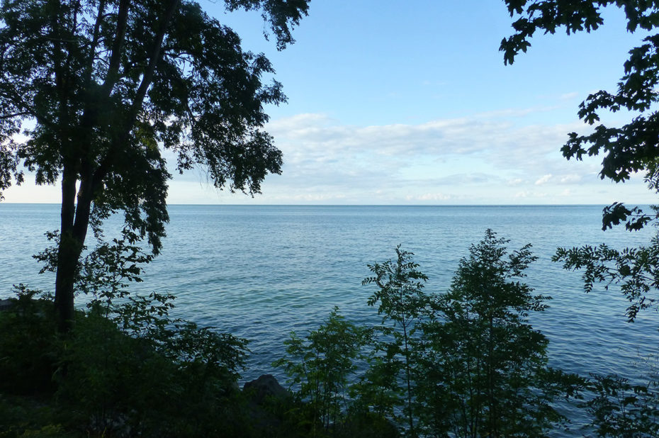 Au bord du lac Ontario